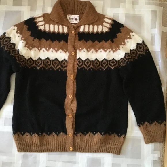 NWOT Alpaca Connection Button Up Cardigan Sweater Fair Isles. - Picture 1 of 10